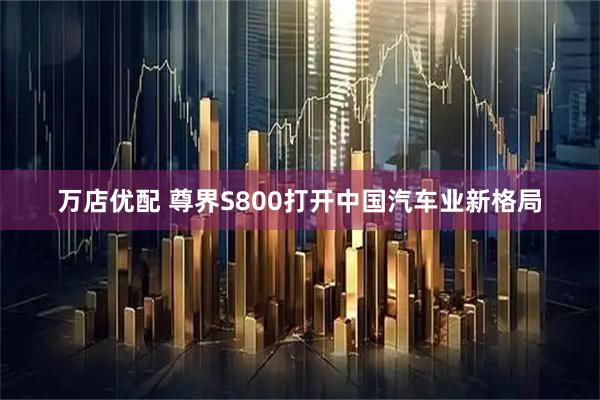 万店优配 尊界S800打开中国汽车业新格局